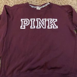 Burgundy longsleeve from pink